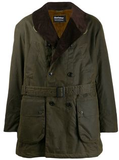 Barbour X Engineered Garments вощеная куртка Mackinaw