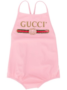 Gucci Kids слитный купальник