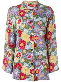 Kenzo Pre-Owned рубашка с цветочным принтом