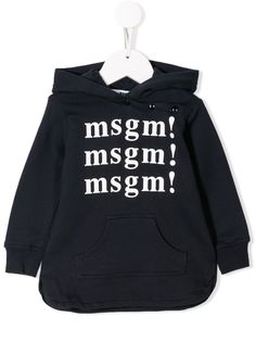 Msgm Kids худи с логотипом