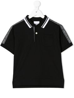 Burberry Kids рубашка-поло с короткими рукавами и логотипом