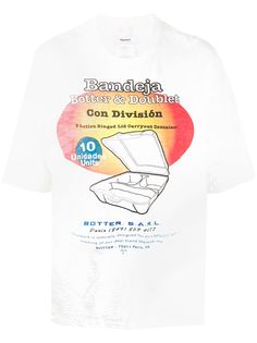 Doublet футболка с короткими рукавами и принтом