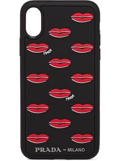 Prada чехол для iPhone X/XS с принтом