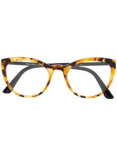 Prada Eyewear солнцезащитные очки в квадратной оправе с логотипом