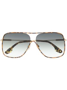 Victoria Beckham массивные солнцезащитные очки-авиаторы