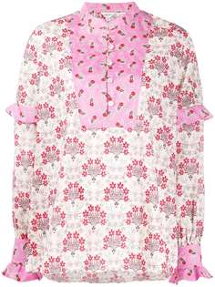 Liberty London Tana mixed print smock blouse
