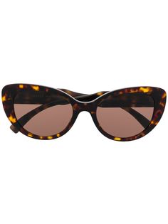 Versace Eyewear солнцезащитные очки в оправе кошачий глаз черепаховой расцветки