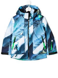 Molo Kids куртка с принтом Snowboard