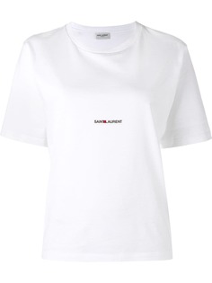 Saint Laurent футболка с логотипом