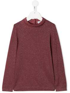 BRUNELLO CUCINELLI KIDS джемпер с блестками
