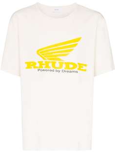 Rhude футболка с логотипом