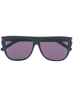 Saint Laurent солнцезащитные очки SL 1 с затемненными линзами