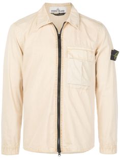 Stone Island куртка-рубашка на молнии