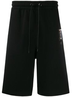 Burberry embroidered logo track shorts