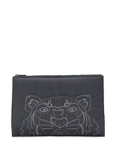 Kenzo клатч с вышивкой Tiger