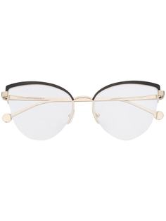 Salvatore Ferragamo очки в оправе кошачий глаз