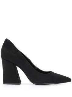 Pollini pointed-toe velvet pumps