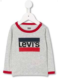 Levis Kids топ с длинными рукавами и логотипом