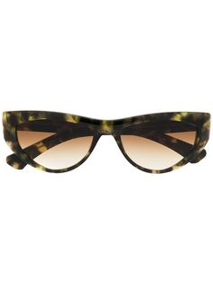 Christian Roth солнцезащитные очки в оправе кошачий глаз черепаховой расцветки