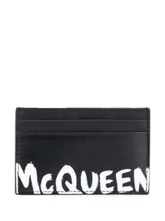 Alexander McQueen картхолдер с логотипом