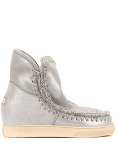 Mou угги с декоративной строчкой