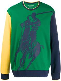 Polo Ralph Lauren толстовка в стиле колор-блок с логотипом