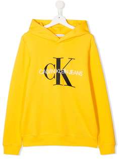 Calvin Klein Kids толстовка с капюшоном и логотипом