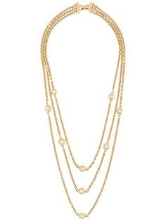 Guy Laroche Pre-Owned цепочное колье 1980-х годов