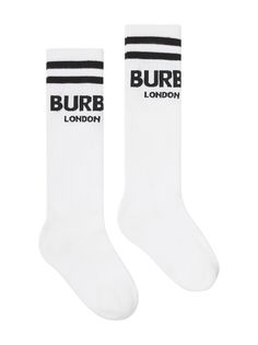 Burberry Kids носки с логотипом