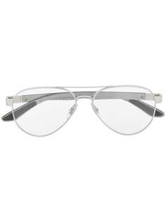 Ray-Ban woven-leather aviator glasses