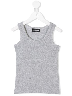 Dsquared2 Kids ребристый топ без рукавов