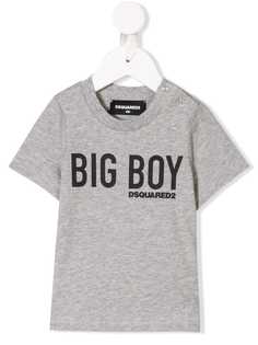 Dsquared2 Kids футболка с надписью и логотипом
