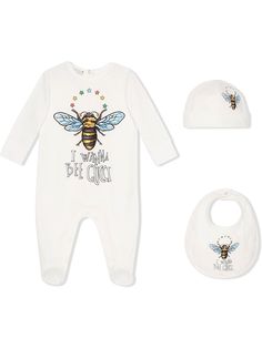 Gucci Kids подарочный набор с принтом пчелы