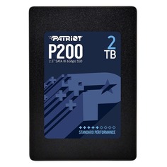 SSD накопитель PATRIOT P200 P200S2TB25 2ТБ, 2.5", SATA III Патриот