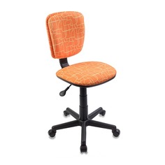 Кресло детское Бюрократ CH-204NX, на колесиках, ткань, оранжевый [ch-204nx/giraffe]