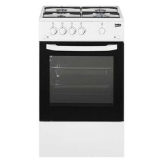 Газовая плита BEKO FFSS42012W, электрическая духовка, белый