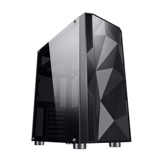 Корпус ATX Formula F-3401, Midi-Tower, без БП, черный