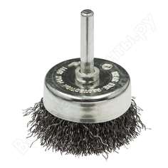 Щетка чашечная по нержавейке эксперт (63 мм; хвостовик 6 мм) для дрелей профоснастка 20905003