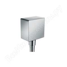 Шланговое подсоединение hansgrohe 26455000 fixfit square 00000039849