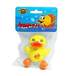 Заводная игрушка для ванной Наша Игрушка Акварики Утенок Yako Toys