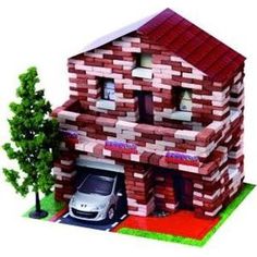 Деревянный конструктор Архитектурное моделирование Дом с мансардой