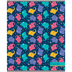 Тетрадь общая А5 48л клетка Darvish Веселые слоники