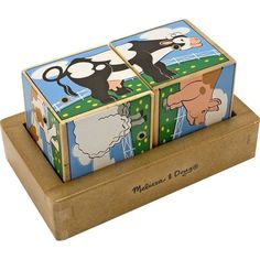 Кубики-пазл Melissa&Doug Ферма