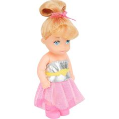 Кукла Игруша Princess (розовая юбка/серый топ)