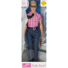 Кукла Defa в розовой рубашке 28 см