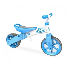 Велобег-велосипед Yvolution Velo Flippa, цвет: голубой