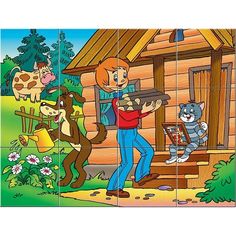 Кубики Step Puzzle Союзмультфильм. Простоквашино
