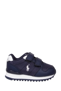 Синие кроссовки на липучках Ralph Lauren Kids