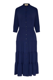 Синее платье-рубашка Yana Dress