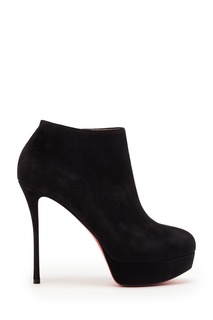 Черные ботильоны на платформе Dirdibootie Christian Louboutin